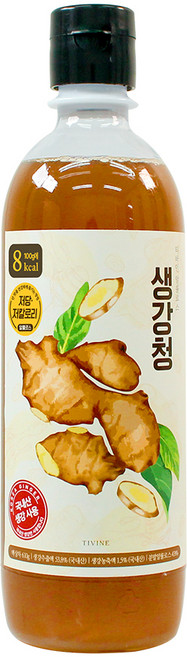 티바인 국산 수제 생강차 무설탕 생강청 생강원액, 1개, 1개입, 590g