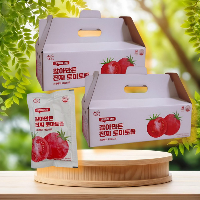황금이네 토마토즙 토마토주스 토마토쥬스 30포 2개, 110ml