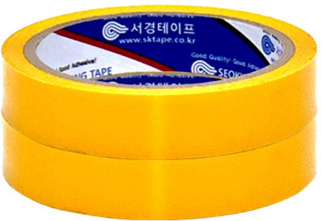 일반컬러 셀로판테이프 (20mm - 120개) 옐로우, 120개
