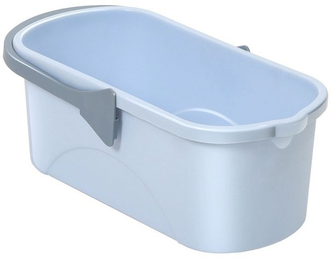 에어컨 물받이 통 접이식 배수통 이동식 바퀴달린 손잡이 물통, 파란색 42cm, 1개