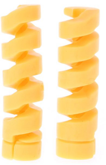 pcs 휴대폰 케이블 보호 커버 2개 팩 CAS와 호환되는 나선형 USB 충전기 케이블, 1개