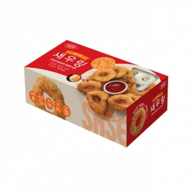 사세 빵가루 새우링 736g, 26개