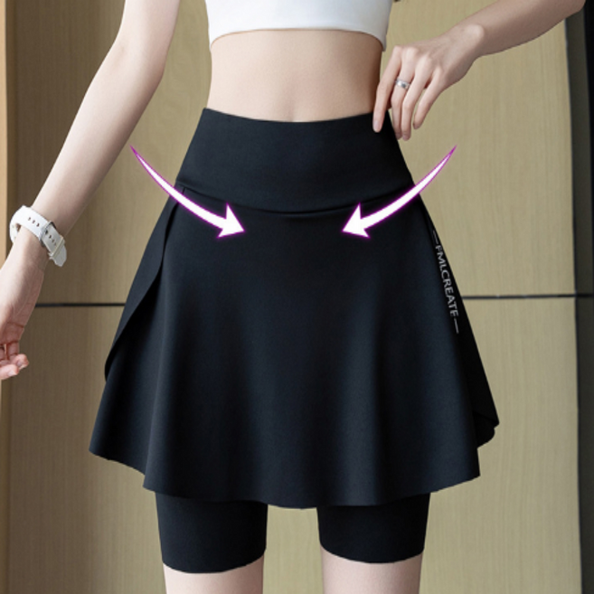 반바지 커버업 스커트 숏레깅스 5부 레깅스 요가 피트니스 스커트 커버 운동