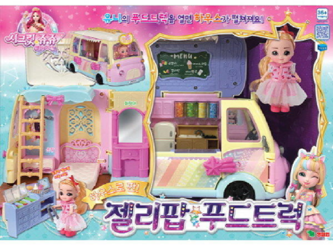 영실업 시크릿쥬쥬 하우스로 짠 젤리팝 푸드트럭, 단품, 1개