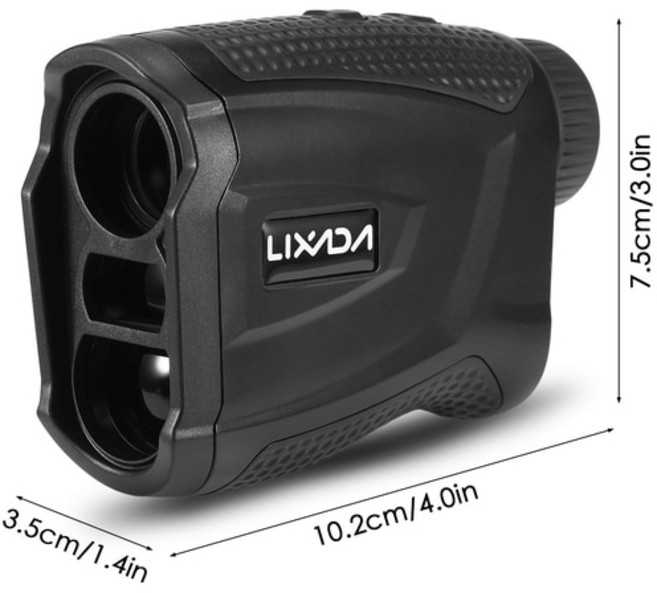 골프거리측정기 Lixada-골프 레인지 파인더 656 야드 범위 충전식 거리 측정기 속, 01 Black, 01CHINA