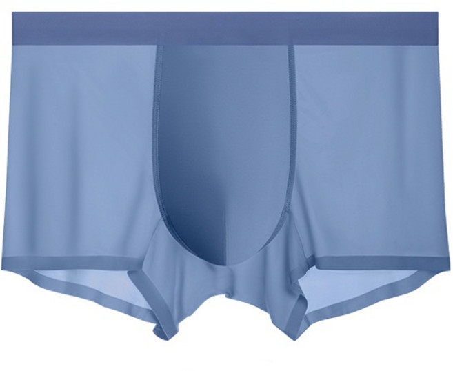 춘게엘 (L~6XL) 여름 아이스 실크 노라인 빅사이즈 통기성 사각 남성팬티 드로즈 3종세트 zy3505