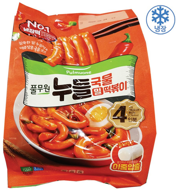 풀무원 밀누들 떡볶이, 1개, 847g