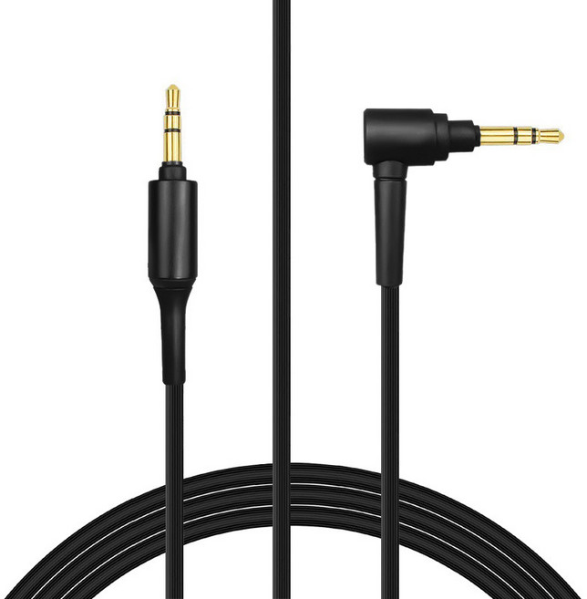 替换飞利浦SHP 9500 9600 Fidelio X2HR耳机线配件3.5音频线, 1個, TPE粗线/黑色/不带麦 线长150cm, 黑色, TPE粗线/黑色/不带麦 线长150cm