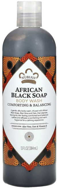 뉴비안헤리테이지 아프리칸 블랙 비누 바디 워시 384ml(13fl oz), 384ml, 1개 - 쿠팡