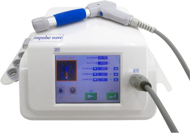 체외충격파 가정용 마사지 전신 이완 안마기 기계 전기 근육 집중형 어깨 휴대용 통증 물리치료, 라이트 블루 전자기 가방 105MJ