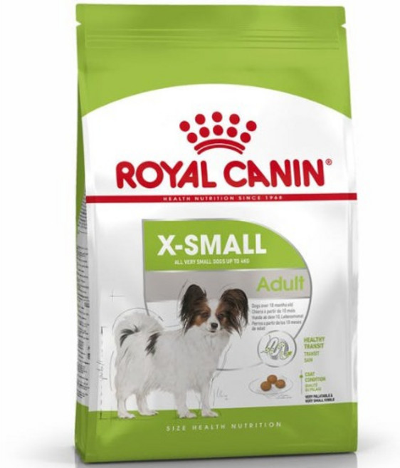 로얄캐닌 강아지사료 엑스스몰 어덜트 1.5kg, 1개, 닭