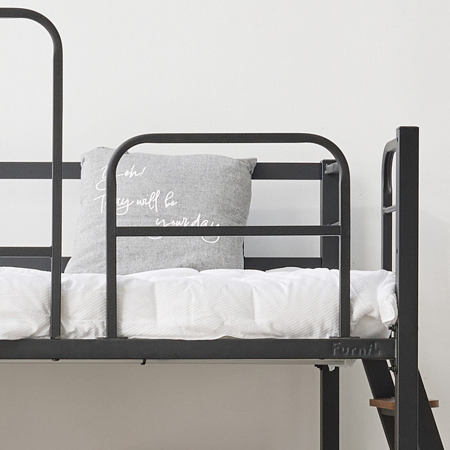 [퍼니엘 침대옵션] 통로안전바 2층통로 안전막이, 안젤라 침대, 블랙, 단품으로 구매