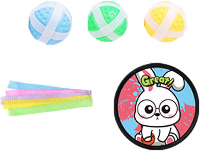 兒童戶外玩具躲避球親子游戲粘球類感統訓練男孩女套裝戶外運動, 1個, 1個