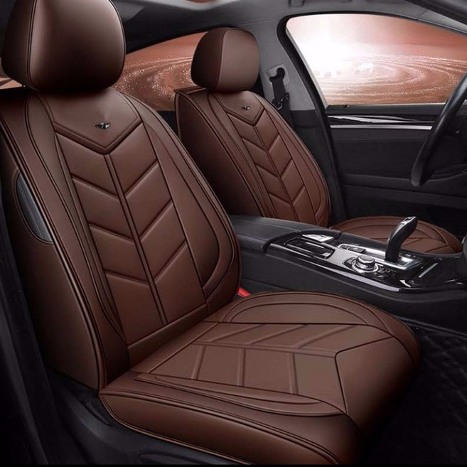 제이제이모터스 스포티지카시트 스포티지R 뉴 올뉴 스포티지더볼드 카시트커버 3p세트 전차종가능 기성품커버, 브라이트 풀세트 초코브라운, 1개