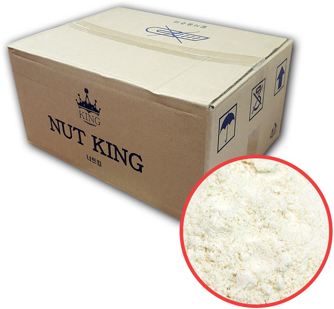[넛두리] 25년 너트킹 아몬드가루 95% 대용량 벌크 아몬드 분말 파우더, 11.34kg, 1박스