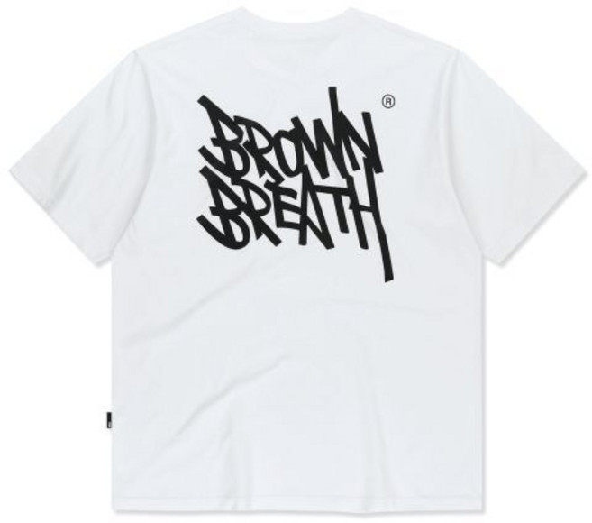 브라운브레스 brownbreath TAG OG TEE - WHITE