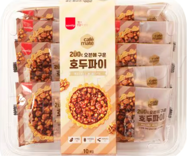 삼립 오븐에 구운 호두파이, 400g, 1세트