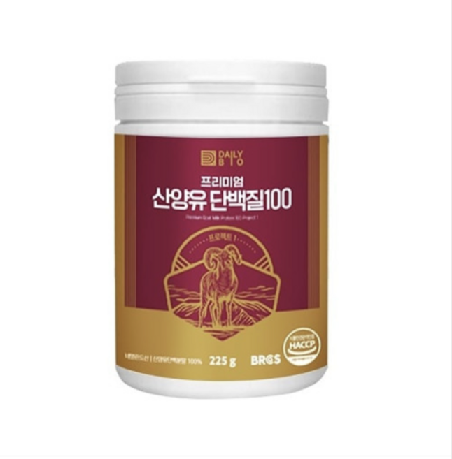 프리미엄 산양유단백질100프로 프로젝트1 근육보충 다이어트보충제 산양유단백질100프로 [원산지:국산], 1개, 225g