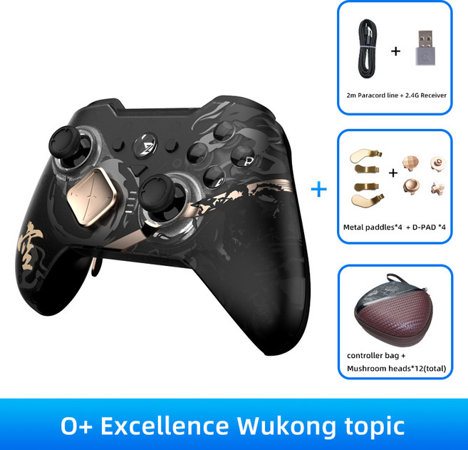 Zd O+우수한 게임 컨트롤러 엘리트 모듈형 감각 Rgb 스위치 전화 블루투스 컨트롤러 Ns 태블릿 스팀 사용자 정의 가능, WUKONG, 1개