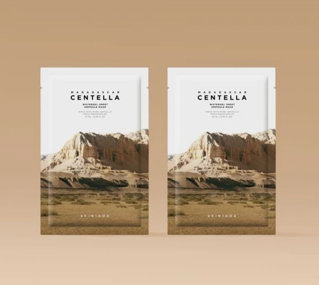 스킨1004 1+1마다가스카르 센텔라 워터겔시트 앰플 마스크 1매, 1 - 쿠팡