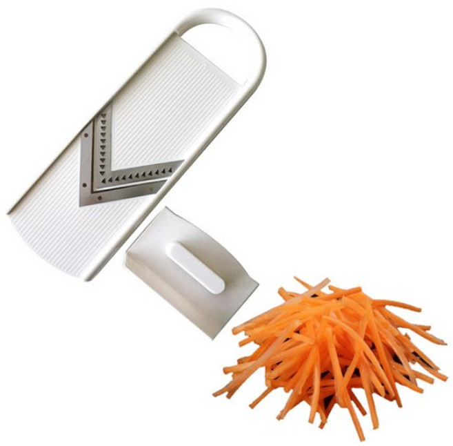 시모무라 무채칼 VSV-02 V, 화이트, 2개