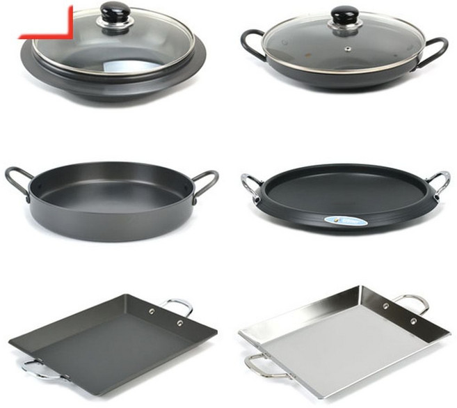 볶음팬 사각팬 곱창팬 경질스끼야끼 26cm(뚜껑O)