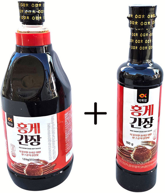 새마원 약목참 홍게간장 1.9kg + 760g 맛간장 어간장 맛장 소스, 1개, 2.66kg