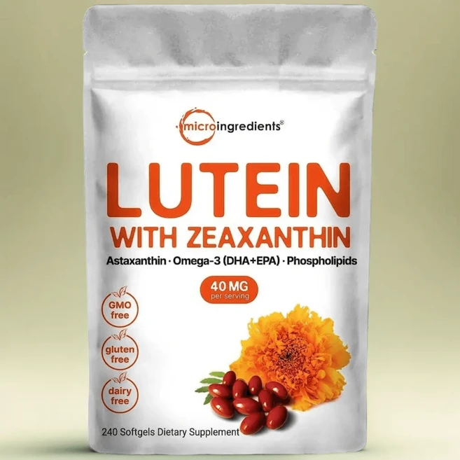 Micro Ingredients 루테인 & 제아잔틴 40mg, 1개, 240정 - 쿠팡