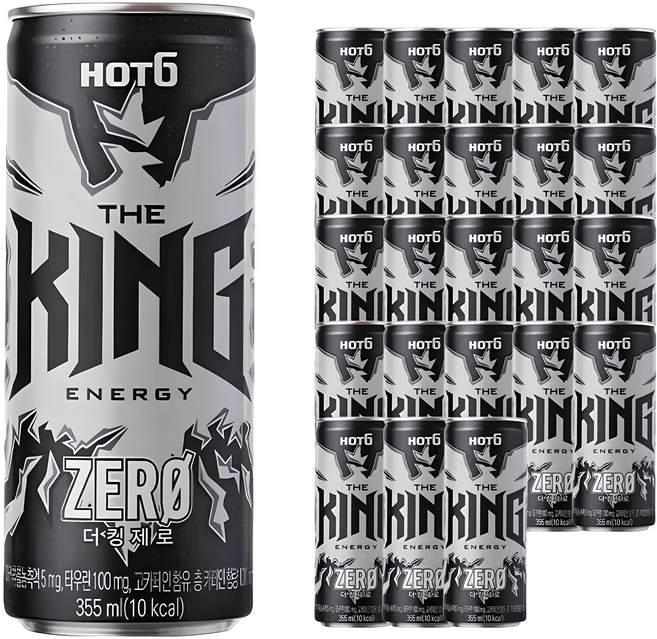 핫식스 더킹 제로, 24개, 355ml - 쿠팡