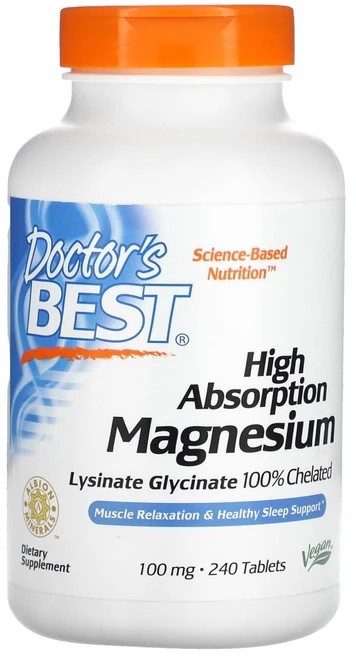 닥터스 베스트 킬레이트 고흡수성 마그네슘 미네랄100mg, 240정, 1개 - 쿠팡
