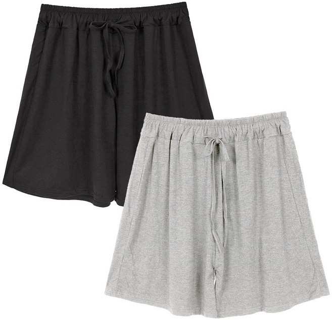 엘라운지 아이스찰랑 반바지 파자마 2P