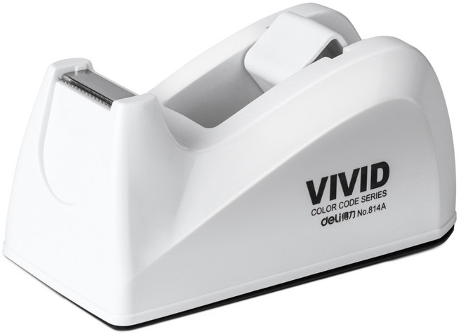 델리 탁상용 테이프 디스펜서, 화이트, 1개