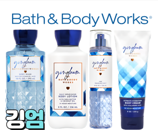 배스앤바디웍스 BBW 향기로운 깅엄, 바디워시, 1개, 295ml