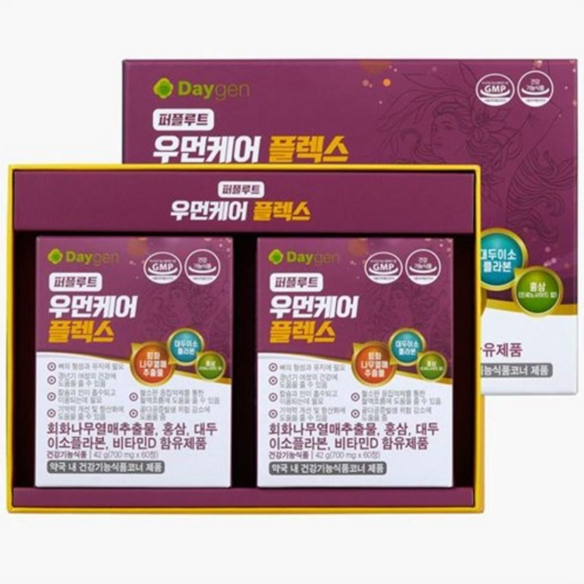 갱년기 우먼케어 플렉스 60캡슐 (2박스) 여성 갱년기 호르몬 영양제 1+1, 60정
