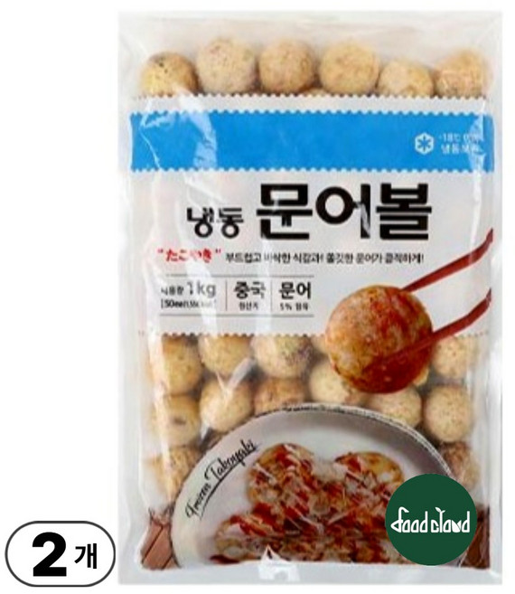 타코야끼 1kg(20gx50개), 1kg, 2개