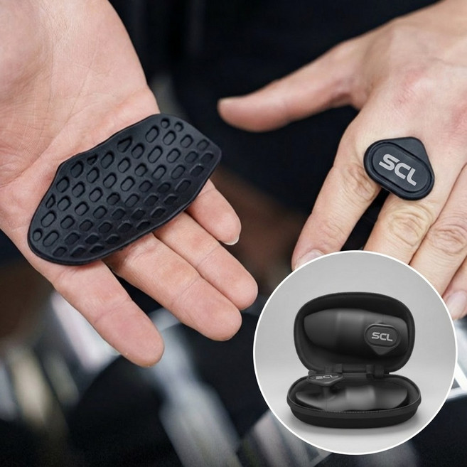 셀클릭 굳은살 방지 간편 착용 피트니스 팜가드, 2개, 블랙