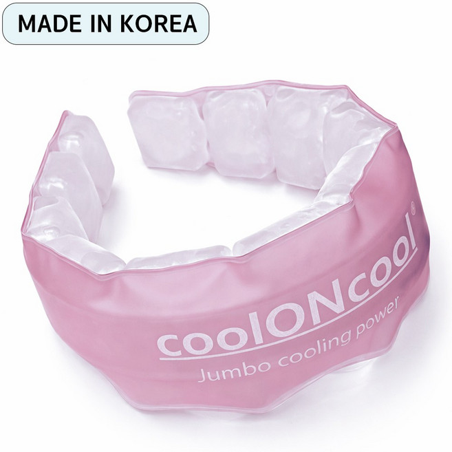 국내제작 아이스 점보 넥쿨러 와이드 쿨링 넥밴드 COC-NECK-J1, 핑크, 1개