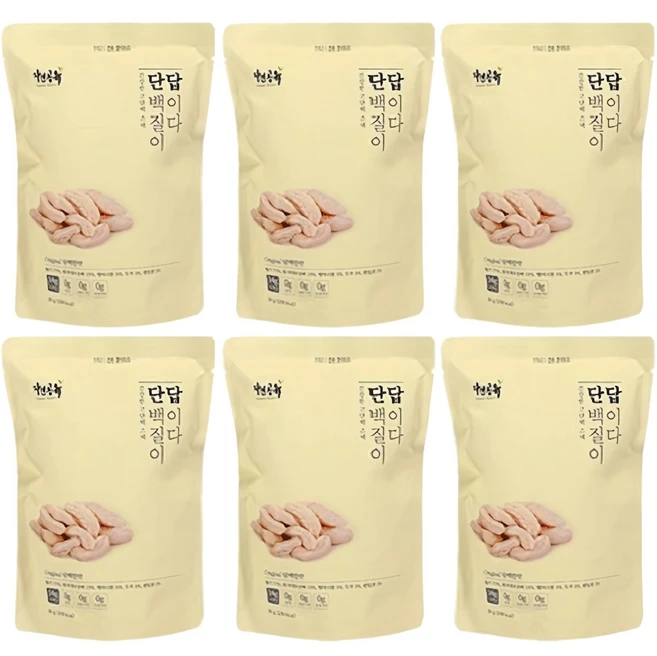 자연공유 단백질이 답이다 오리지널, 50g, 6개 - 쿠팡