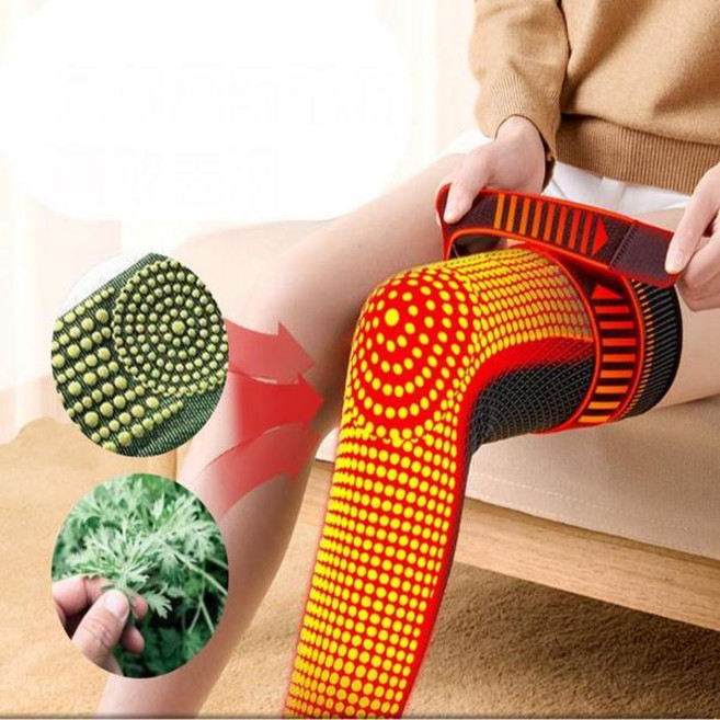 셀러허브 발열 롱 스트랩 무릎보호대 레그워머 관절보호대 (S28432466), 상세페이지 참조, 1개