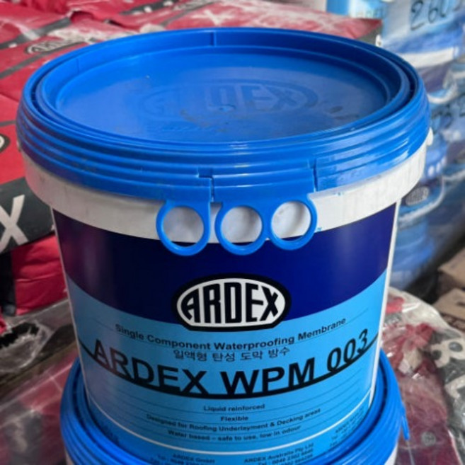 아덱스 WPM003 목조주택 화장실 초속건 탄성도막방수제 16KG, 1개, 블루