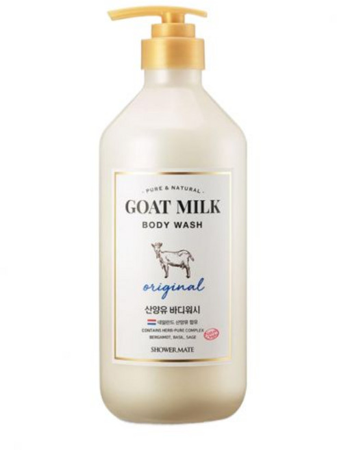 샤워메이트 산양유 바디워시 오리지널 800ml용기+700ml파우치X2개+동키밀크 비누 100g, 오리지널 용기+오리지널 리필X2개+비누