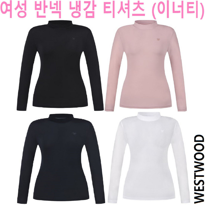 5층 웨스트우드 WESTWOOD 우먼 베이스 냉감 반넥 티셔츠 (여자 여름 쿨 이너티 티셔츠) Q2/704