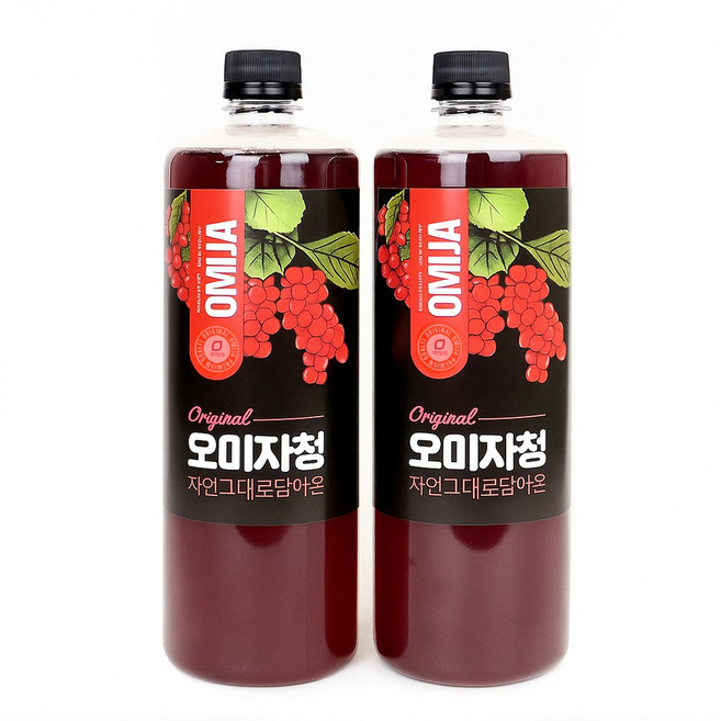 자연닮음 문경 정백당 오미자청 원액 엑기스 2L, 자연닮음 문경 오미자청 원액 엑기스 1L, 2개, 2개, 1L