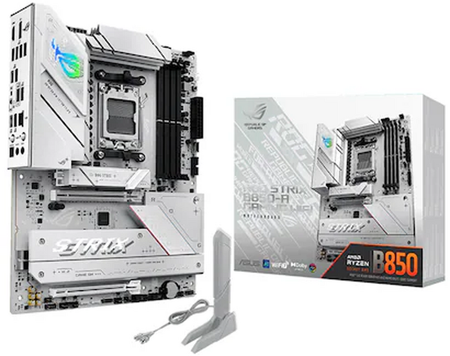 ASUS ROG STRIX B850-A GAMING WIFI AMD 메인보드 MOTHERBOARD 대원씨티에스