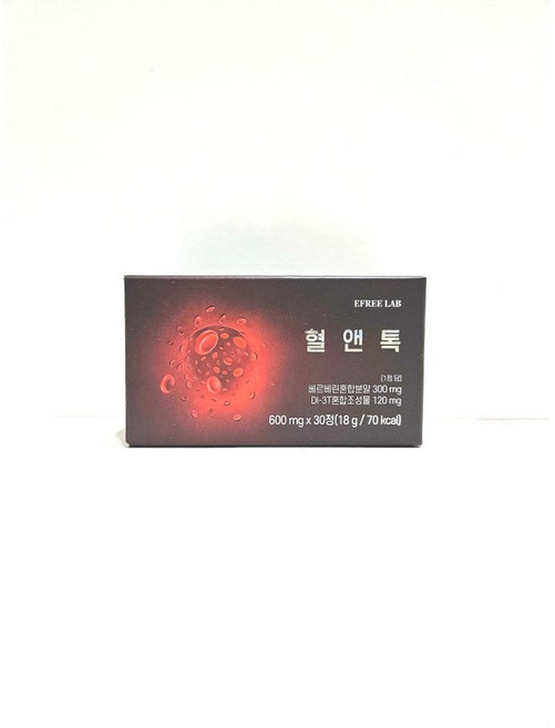 혈앤톡 프리미엄 솔루션, 1박스, 30정