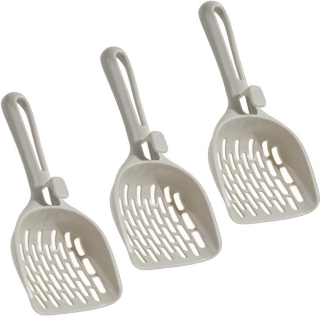 고양이 모래 삽 감자스쿱 주걱 3p세트 걸이형, 1