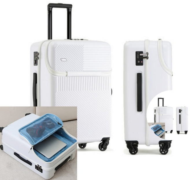 24인치 캐리어 V화이트 대형캐리어