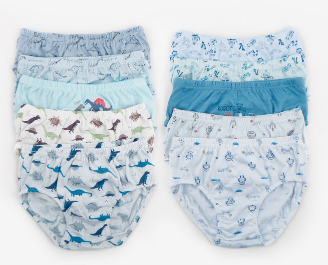 블루핀 초등 남아용 아동 면스판 삼각팬티 10종