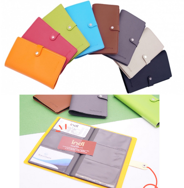미니 가죽 명함케이스 남녀공용 명함집 사원증 학생 교통 9가지색상