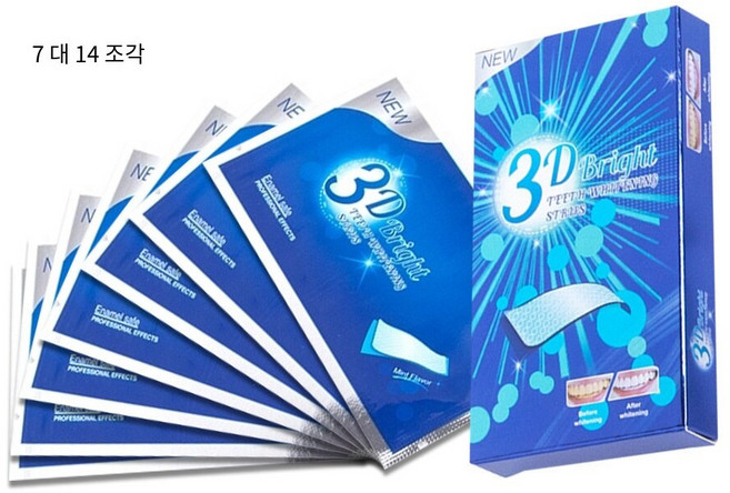 치아 패치 3d5d9d 치아 패치 밝은 흰색 치아 패치 흔들림 치아 미백 패치 미백 젤 치아 패치 미백 스티커 미백 스티커 하나의 스티커에서 희게됨, 3 ddright7 ~ 14, 1개